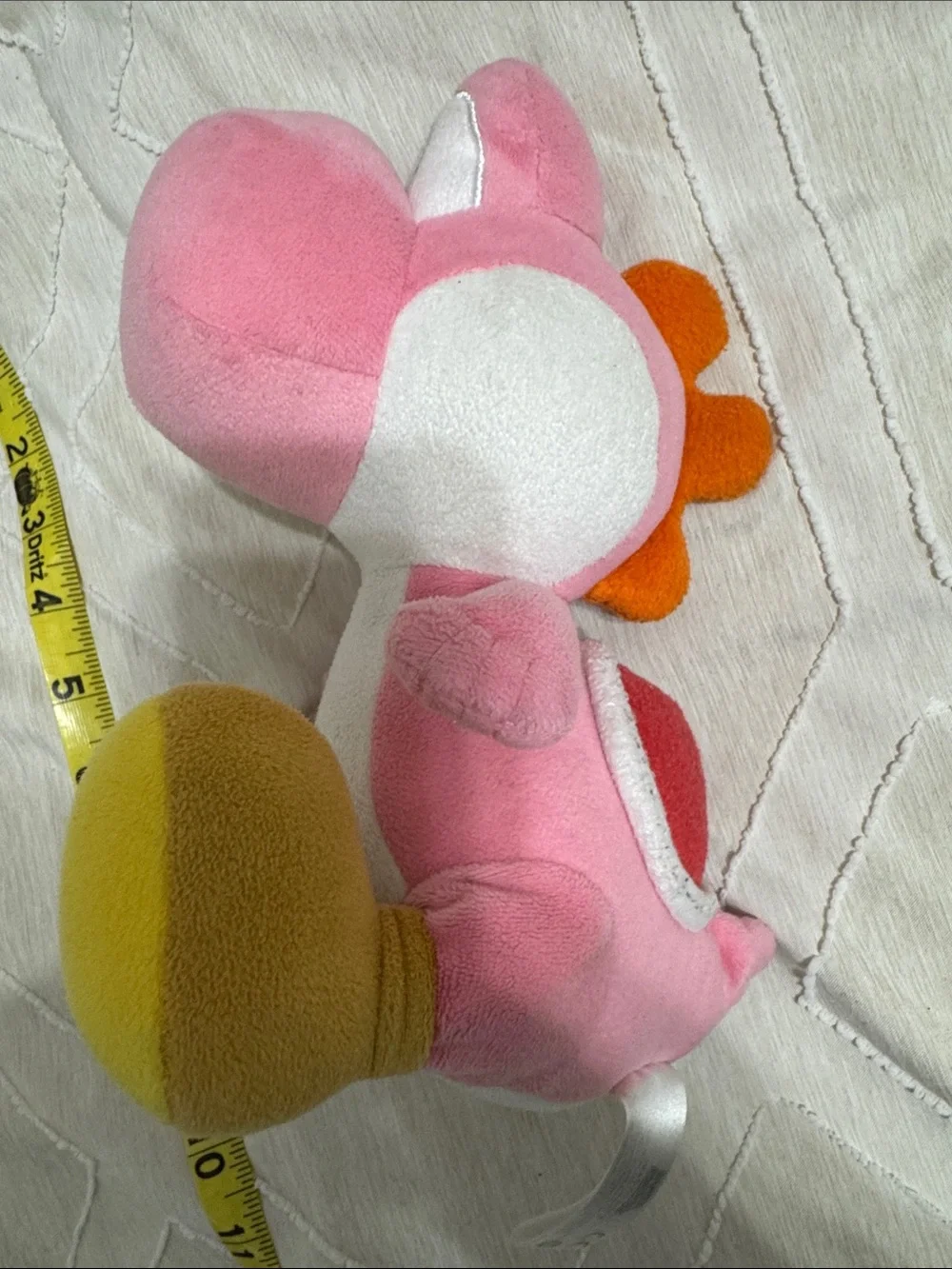 Pink Plush Yoshi-Inspired Stuffed Toy for Kids